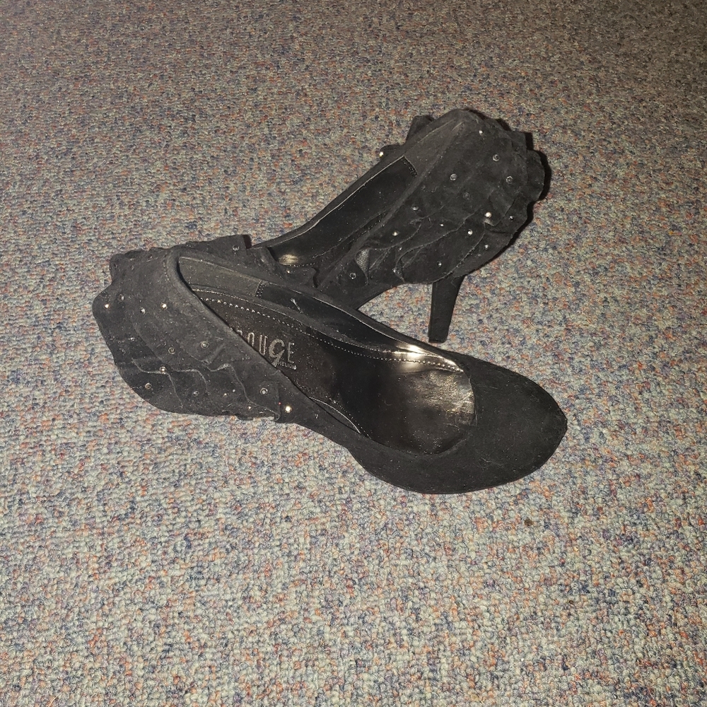 Black heels